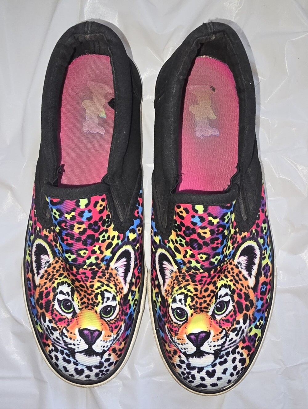RARE! HTF! Lisa Frank Hunter Slip Ons